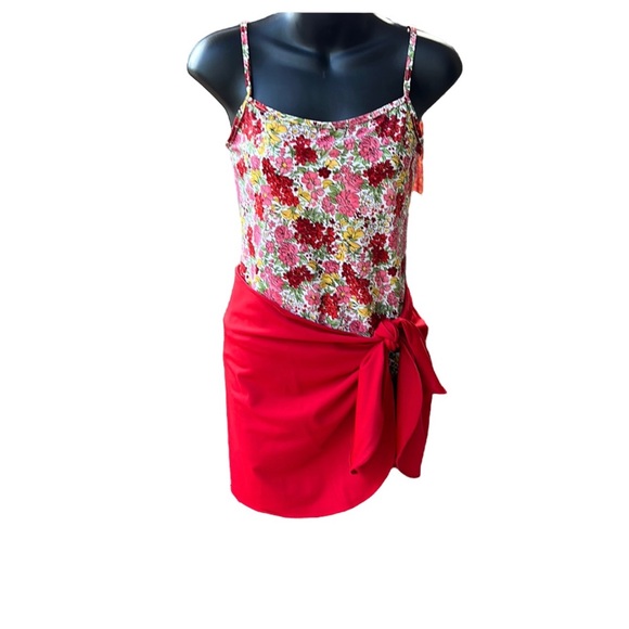 LISA CURRAN SWIM 2pc swimsuit with cover-up, size Large, EUC - Picture 2 of 12